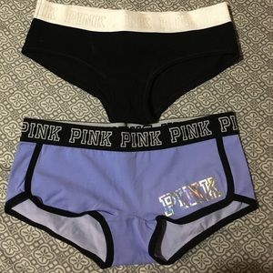 2 pair of Victoria's Secret Pink undies