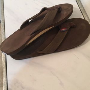 Worn once to grab the mail, new condition.