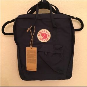 Navy Fjallraven backpack