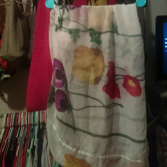 Infinity floral scarf
