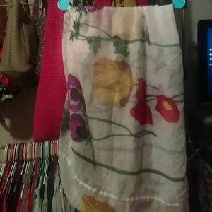 Infinity floral scarf