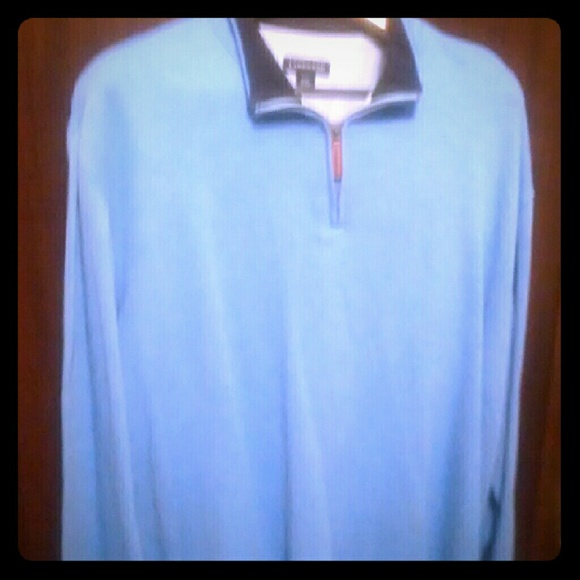 Lands' End Sky Blue Sailing Sweater - Picture 1 of 4