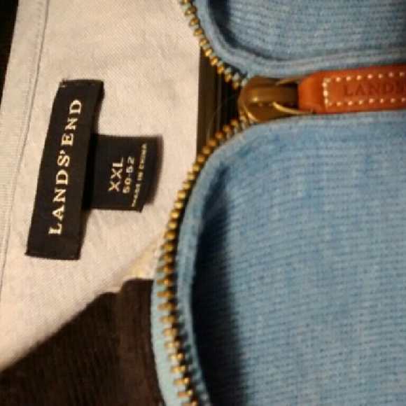 Lands' End Sky Blue Sailing Sweater - Picture 2 of 4