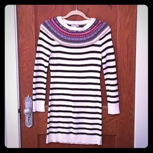 Striped Sweater Dress