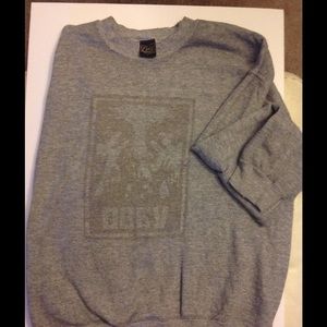 Grey Obey Sweater.Ultra soft.