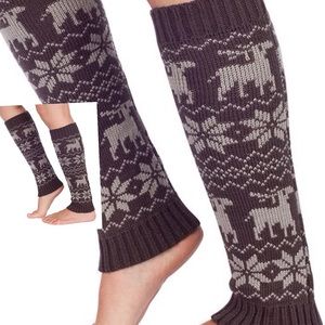 FAIR ISLE LEG WARMERS