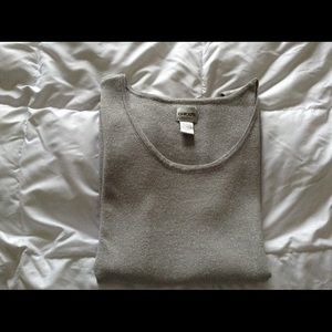 Chicks glitzy silver knit tank!