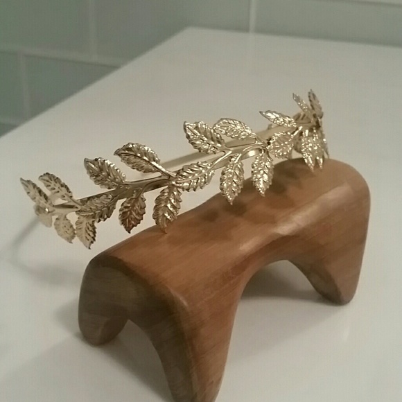 Gilded Laurel Crown Headband