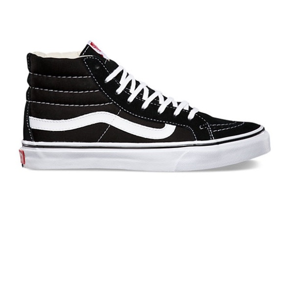 Nearly New High Top Black Vans
