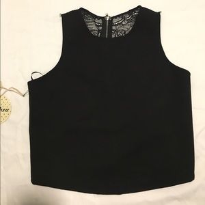 Black formal tank top