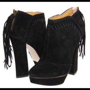 Nine West Tassel Booties