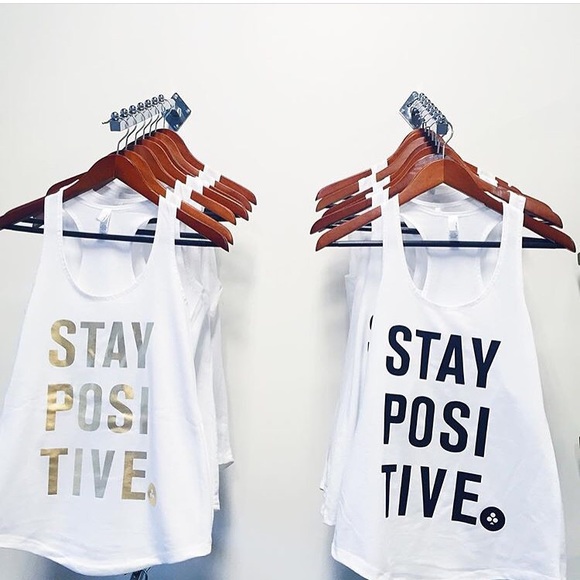 Stay Positive tank tops