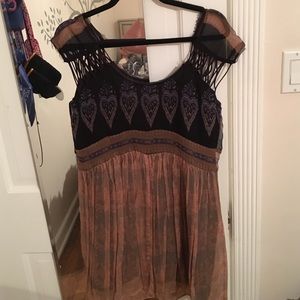 Free people bohemian dress size small