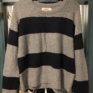 Grey and blue sweater