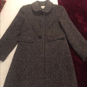 Ann Taylor Loft Tweed Pea Coat
