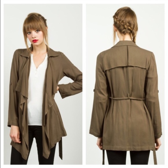 Last 1 🖤 Spring Lightweight Trench - Picture 2 of 4