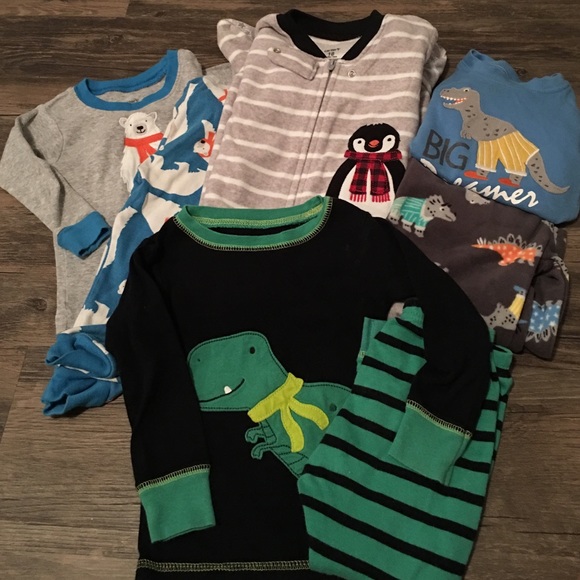 Lot of 4 Carter's Pajamas