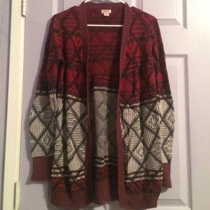 Patterned cardigan