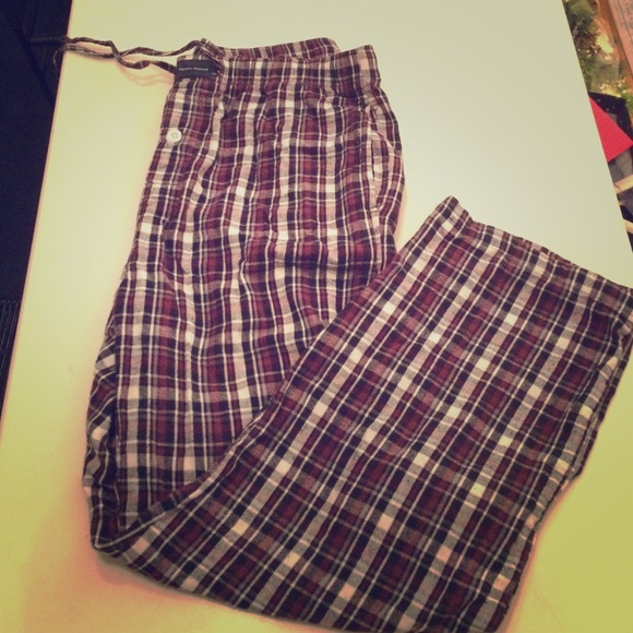 Tommy Hilfiger plaid flannel lounge pants