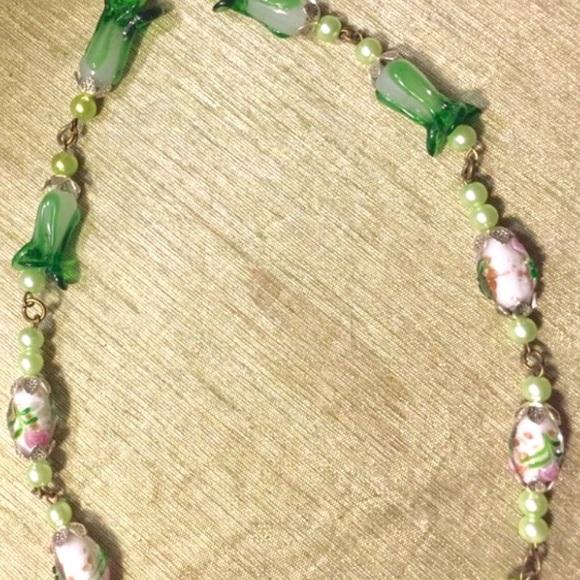 NWT Cloisonné Beaded Necklace - Picture 3 of 5