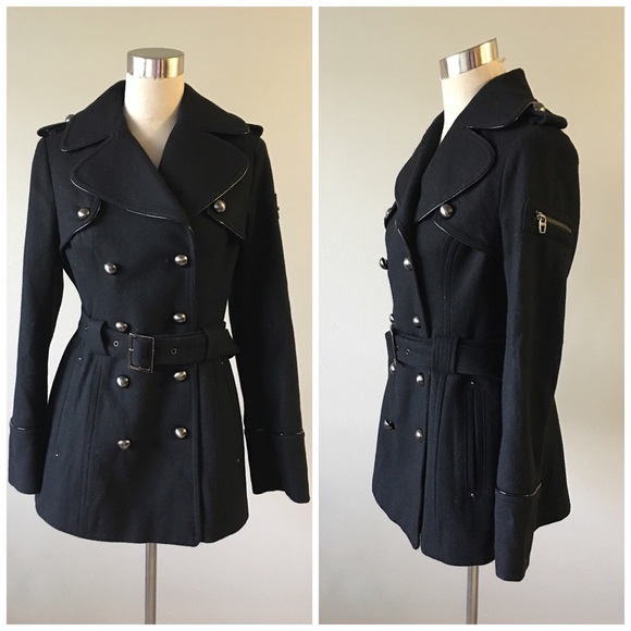Miss Sixty Jackets & Blazers - Miss Sixty Gorgeous Black Peacoat