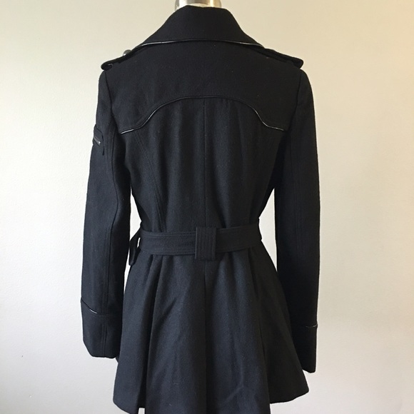 Miss Sixty Gorgeous Black Peacoat - Picture 2 of 3