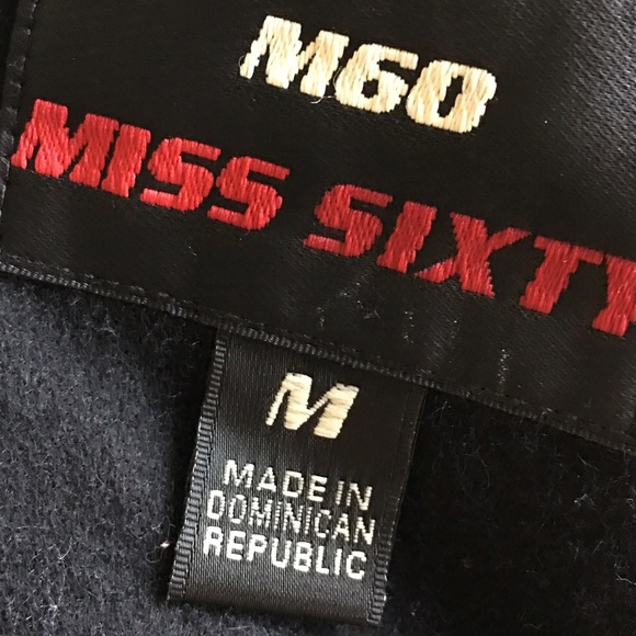 Miss Sixty Gorgeous Black Peacoat - Picture 3 of 3