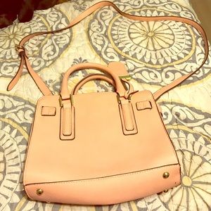 Blush pink shoulder bag