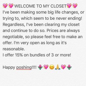 Welcome to my closet!! Welcome to my closet!!