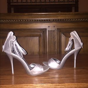 Open-toe stiletto heels