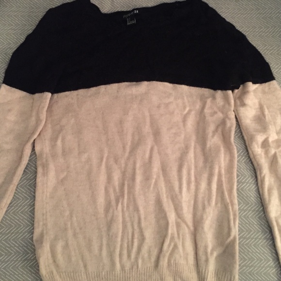 Color block sweater
