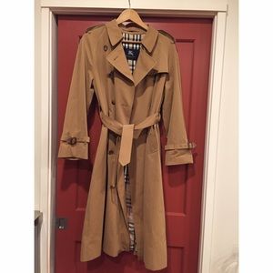 ✨Authentic Vintage Burberry Trench Coat Size 12
