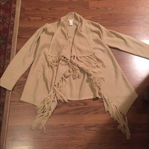 Fringe cardigan