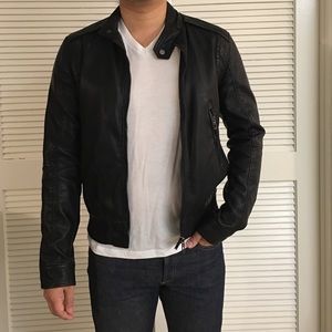 ✋🏼SOLD! 🕶Zara Man leather jacket 🕶