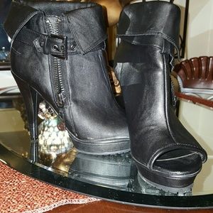 Leather Guess Booties