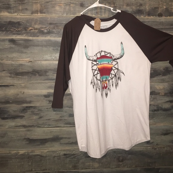 Western dream baseball tee