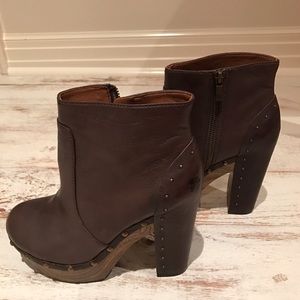 Lucky Brand leather ankle boots