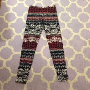 NEVER BEEN WORN Patterned Leggings