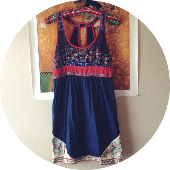 FreeDay Floral Embroidered Dress