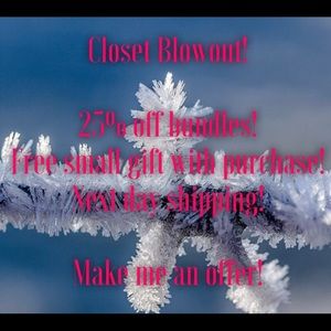 Closet blowout! 25% bundles,make me an offer! ❤️❤️