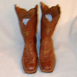 Lucchese Ostrich Quill boots