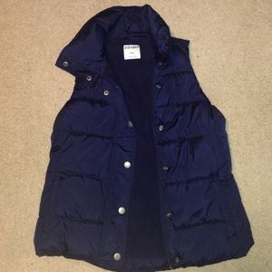 Navy Bubble Vest