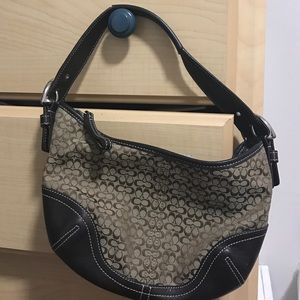 Small brown Coach bag