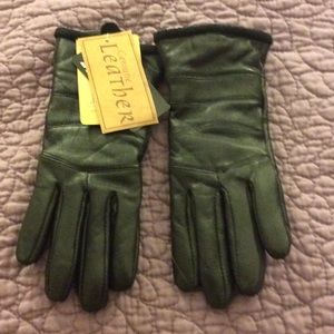 Leather Thinsulate Gloves- NEW