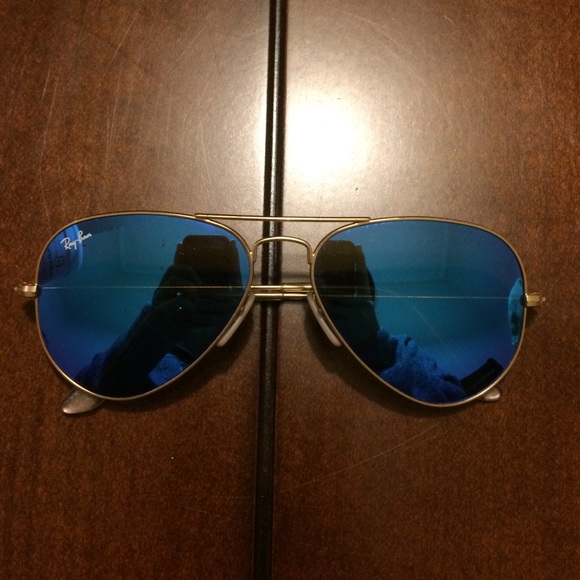 Ray Ban Blue Flash Aviators