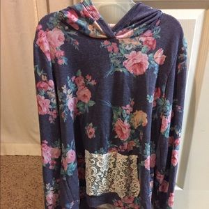 Floral Hoodie