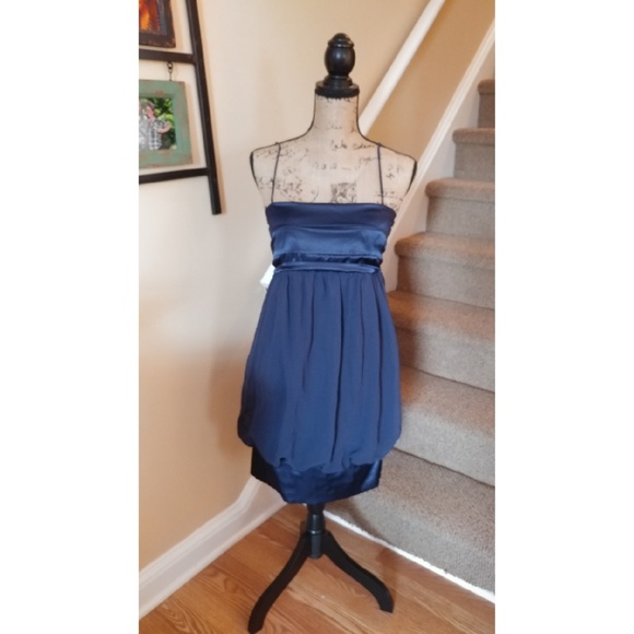 Zara | Dresses | Navy Blue Zara Bubble 