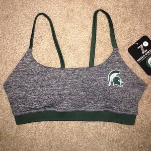 Michigan State University Sports Bra