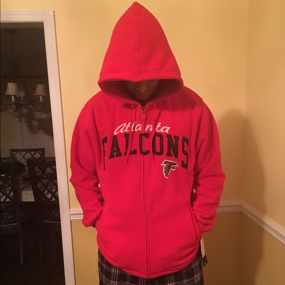 Brand new Atlanta Falcons zip hooded sweatshirt