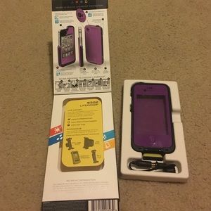 Purple Lifeproof Case for iPhone 4/4s